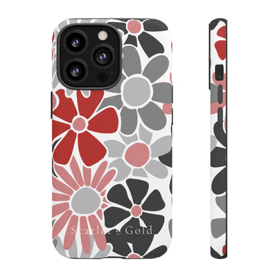 The Red & Black Floral | Phone Case