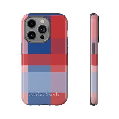 The Red & Royal Plaid | Phone Case