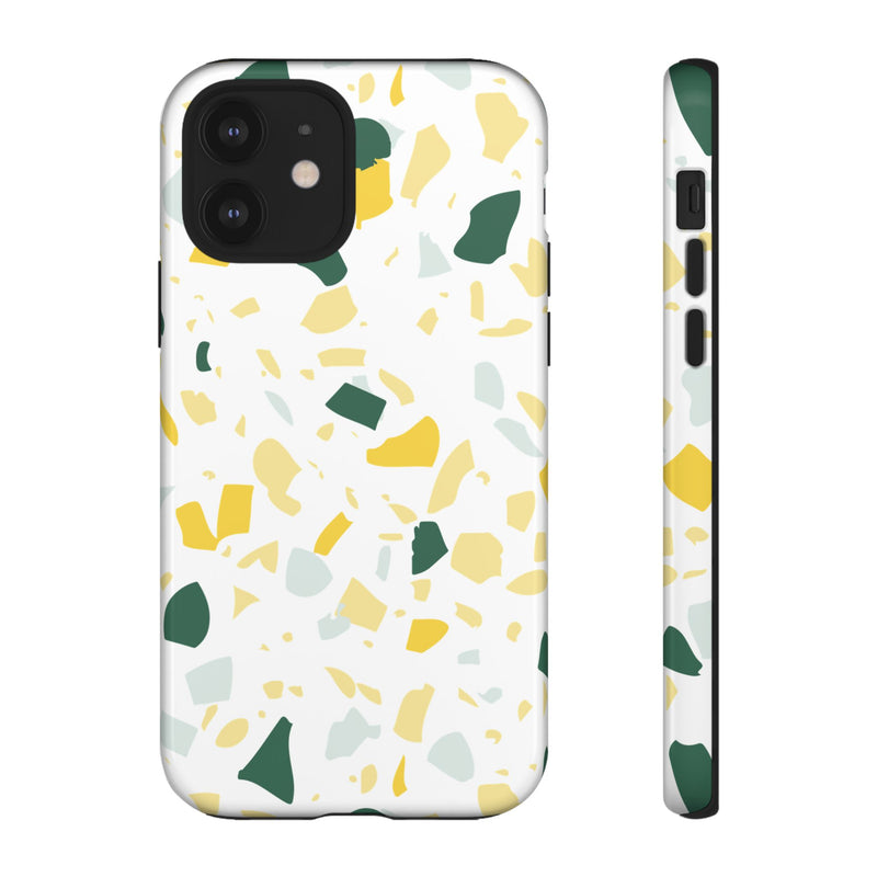 The Green & Yellow Terrazzo | Phone Case