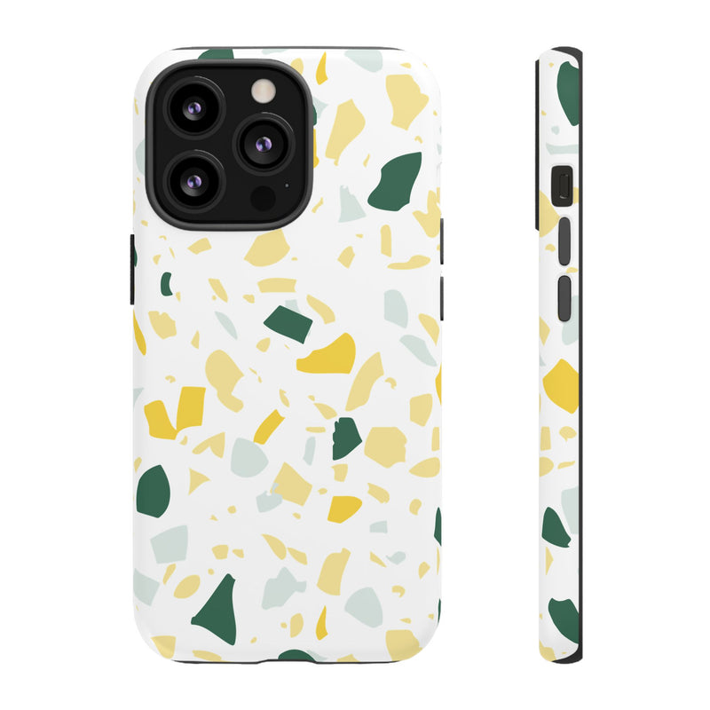 The Green & Yellow Terrazzo | Phone Case