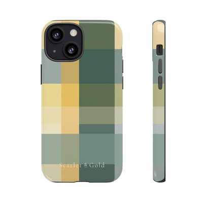 The Green & Gold Plaid | Phone Case