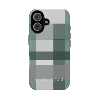 The Green & Grey Plaid | Phone Case