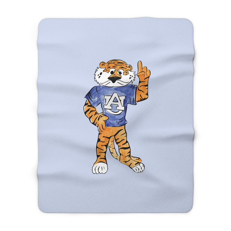 The Full Body Aubie | Sherpa Fleece Blanket