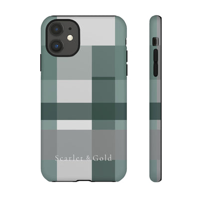 The Green & Grey Plaid | Phone Case