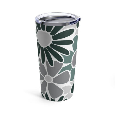 The Green & Grey Floral | Tumbler 20oz