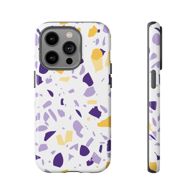 The Yellow & Purple Terrazzo | Phone Case