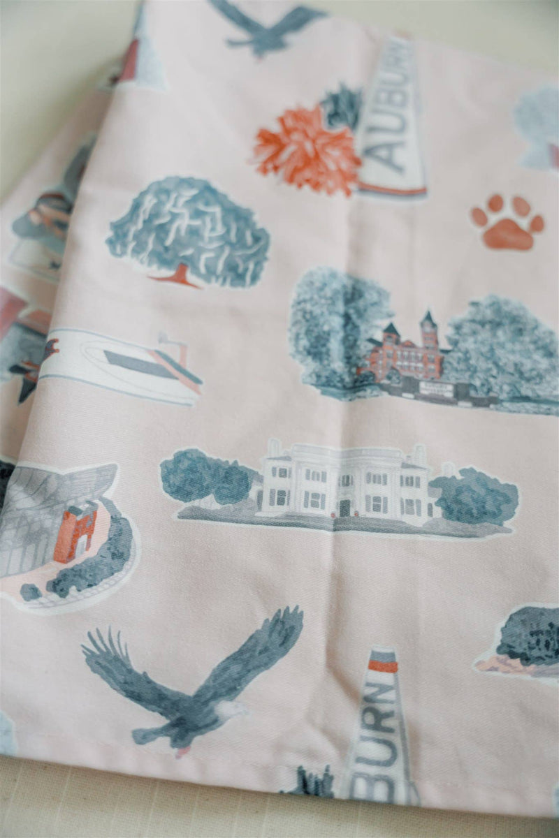 The Auburn University Tea Towel