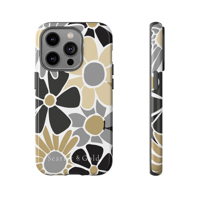 The Black & Gold Floral | Phone Case