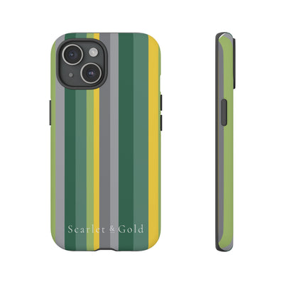 The Green & Yellow Stripes | Phone Case