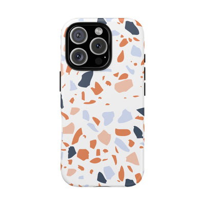 The Orange & Blue Terrazzo | Phone Case