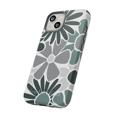 The Green & Grey Floral | Phone Case