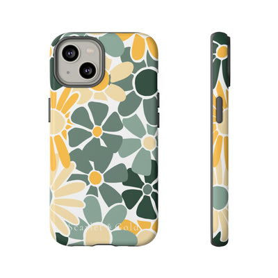 The Green & Gold Floral | Phone Case