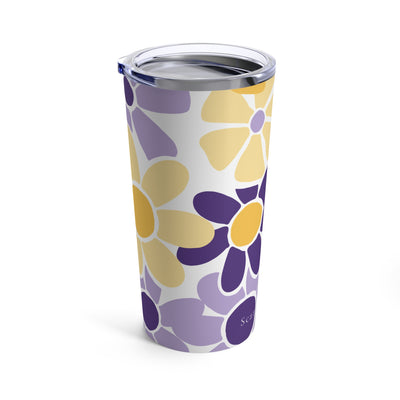 The Yellow & Purple Floral | Tumbler 20oz