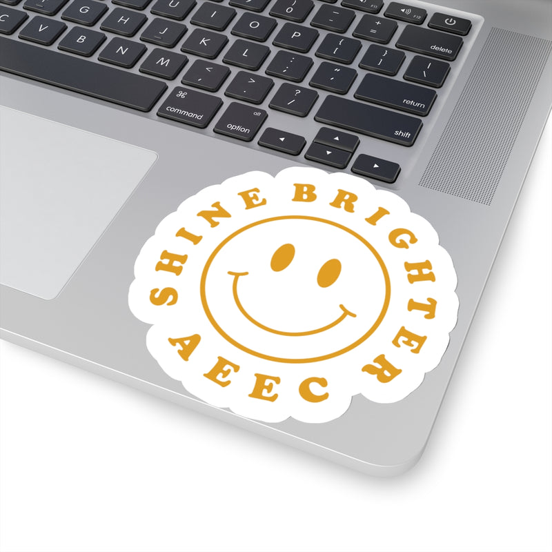 The Shine Brighter Smiley | Sticker