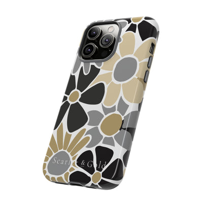 The Black & Gold Floral | Phone Case