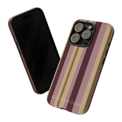 The Maroon & Gold Stripes | Phone Case