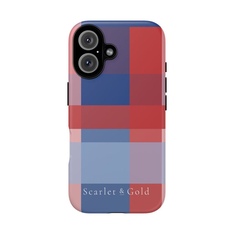 The Red & Royal Plaid | Phone Case