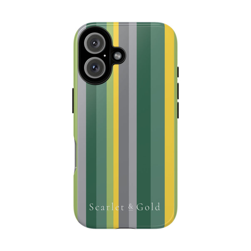 The Green & Yellow Stripes | Phone Case