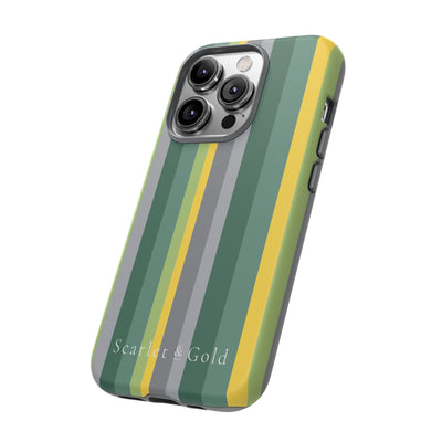 The Green & Yellow Stripes | Phone Case