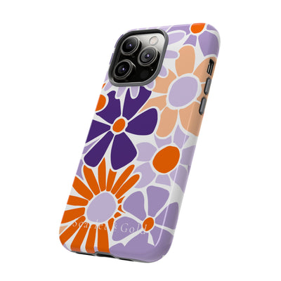 The Orange & Purple Floral | Phone Case