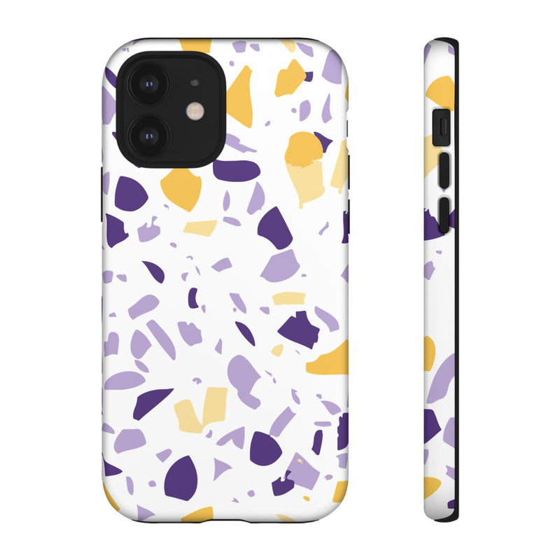 The Yellow & Purple Terrazzo | Phone Case