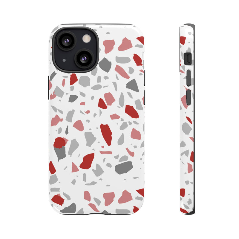 The Red & Black Terrazzo | Phone Case