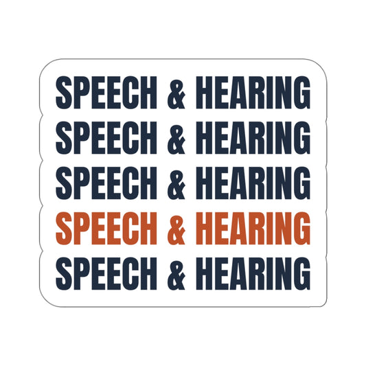 The Speech & Hearing Repeat | Sticker