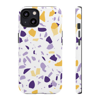 The Yellow & Purple Terrazzo | Phone Case