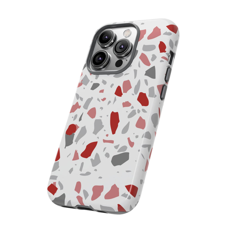 The Red & Black Terrazzo | Phone Case