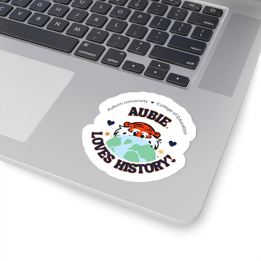 The Aubie Loves History | Sticker