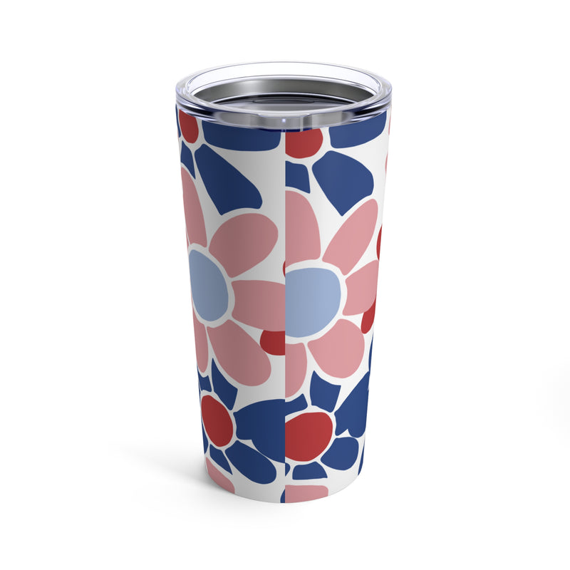 The Red & Royal Floral | Tumbler 20oz