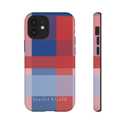 The Red & Royal Plaid | Phone Case