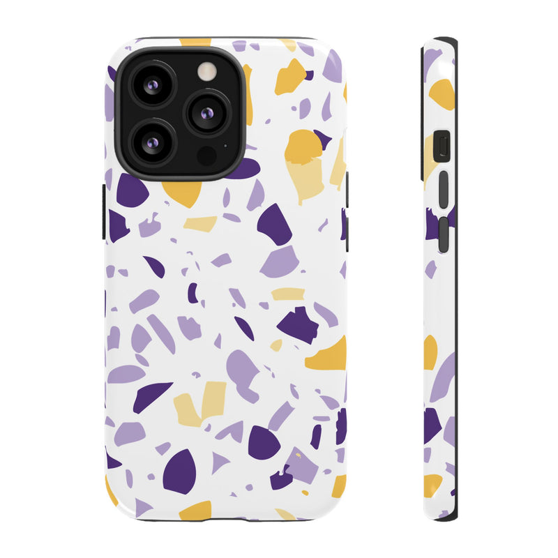 The Yellow & Purple Terrazzo | Phone Case