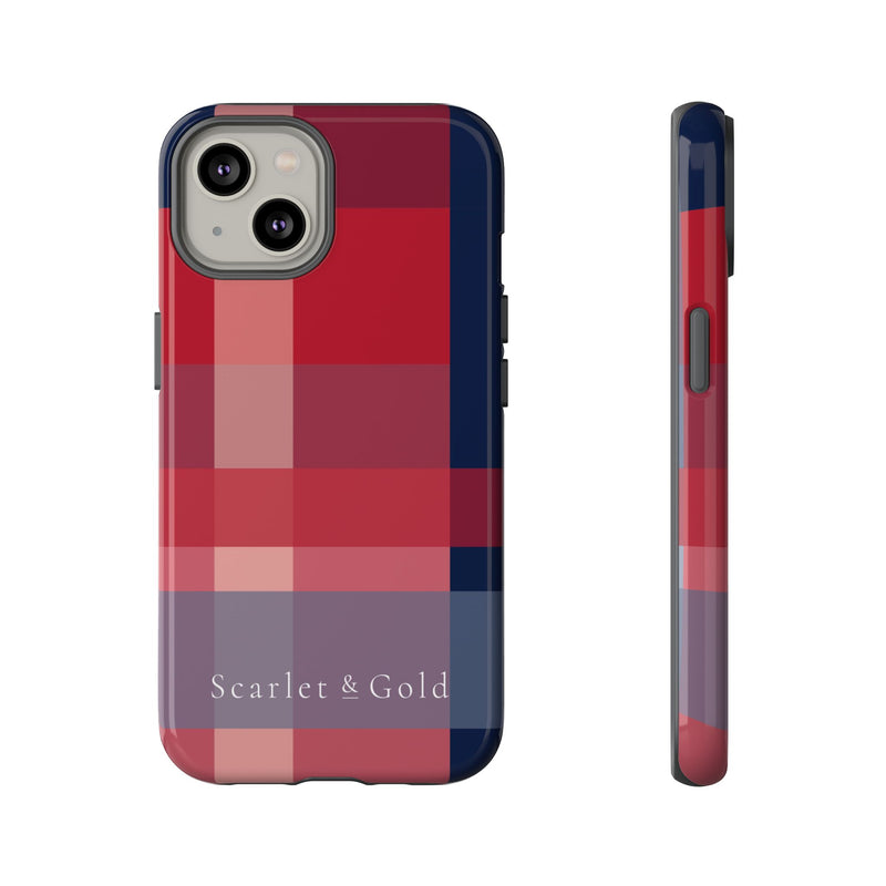 The Red & Blue Plaid | Phone Case