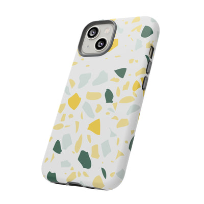 The Green & Gold Terrazzo | Phone Case