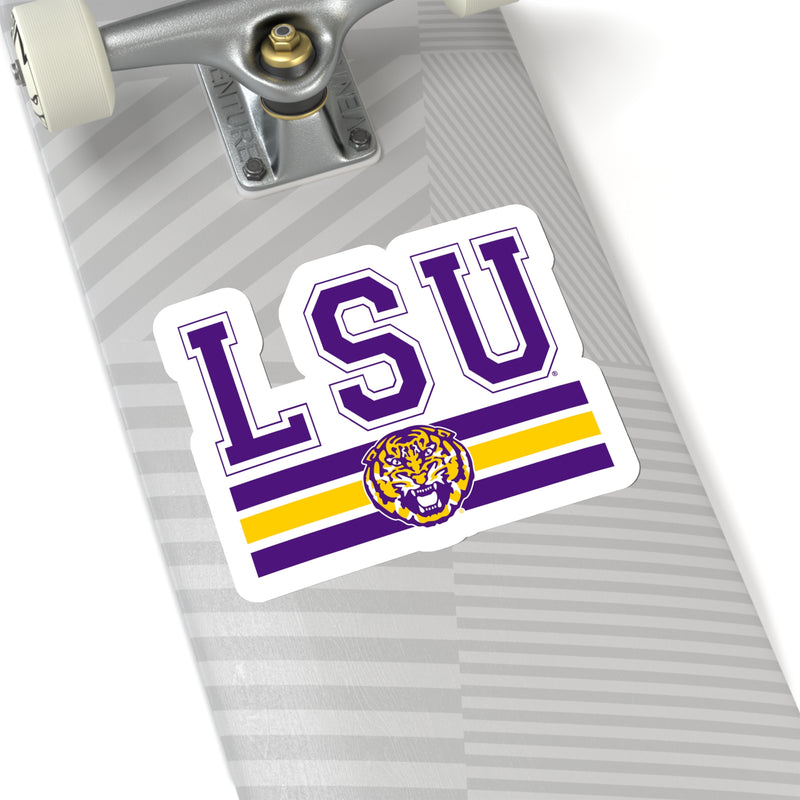 The LSU Stripe Tigers Logo | Sticker