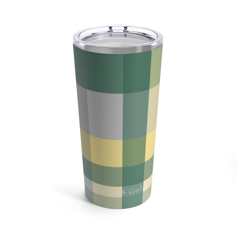 The Green & Yellow Plaid | Tumbler 20oz