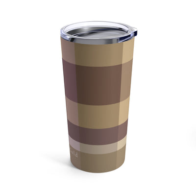 The Maroon & Gold Plaid | Tumbler 20oz