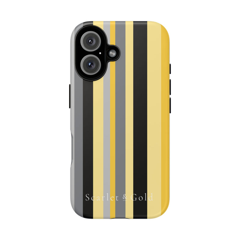 The Yellow & Black Stripes | Phone Case