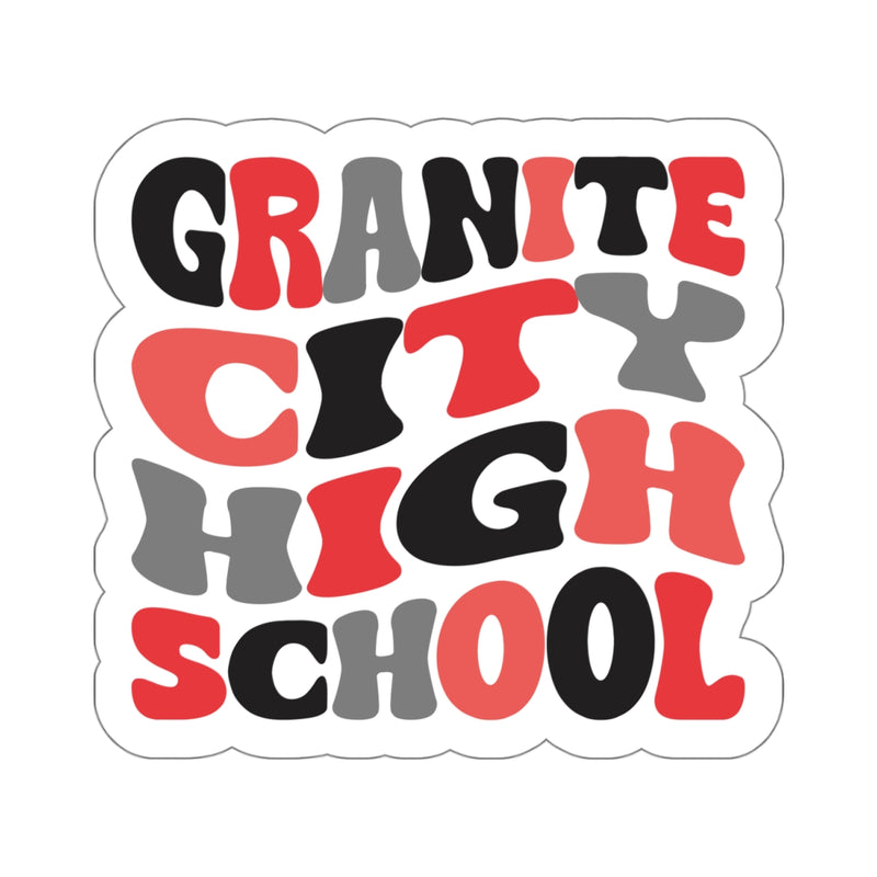 The Granite City Wavy | Sticker