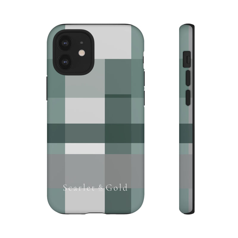 The Green & Grey Plaid | Phone Case