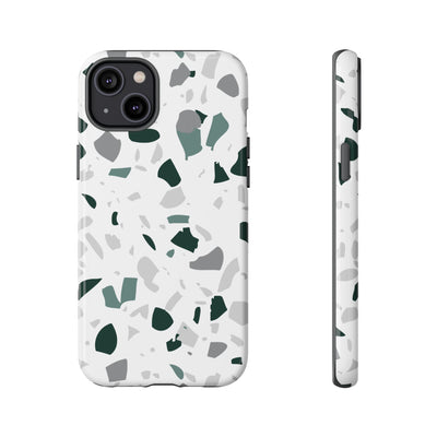 The Green & Grey Terrazzo | Phone Case