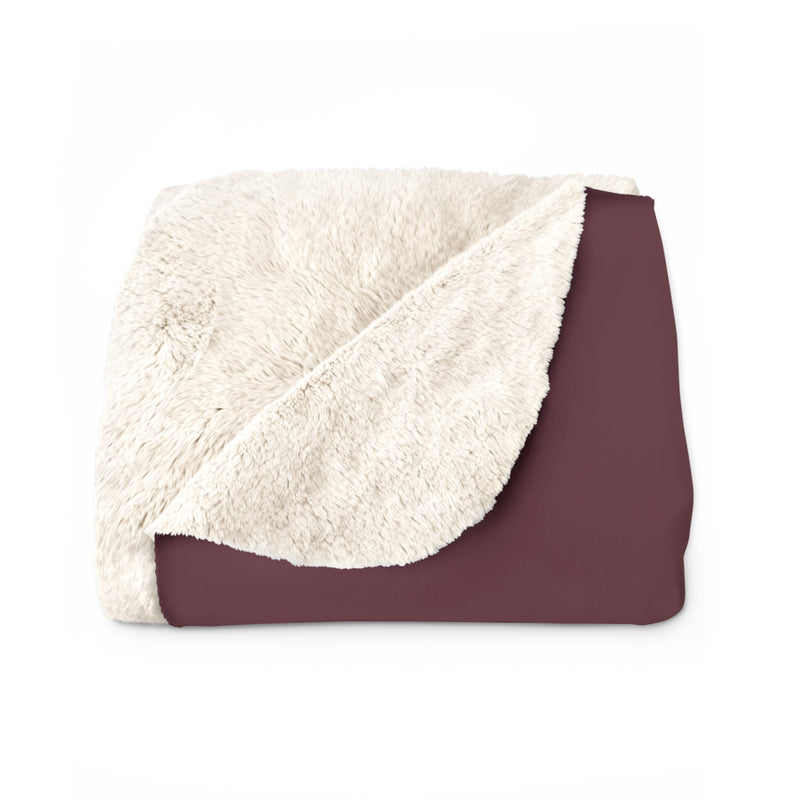 The Hail State Script | Sherpa Fleece Blanket