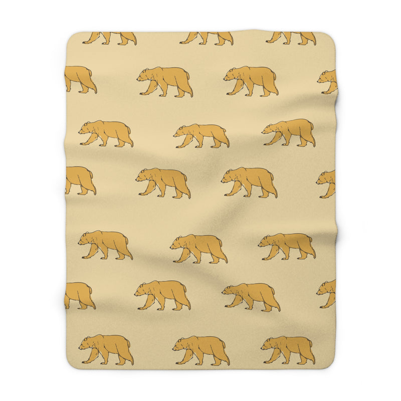 The Bear Pattern | Sherpa Blanket