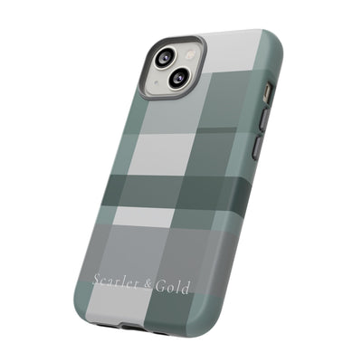 The Green & Grey Plaid | Phone Case