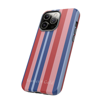 The Red & Royal Stripes | Phone Case