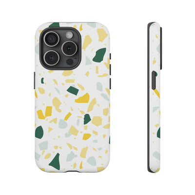 The Green & Yellow Terrazzo | Phone Case