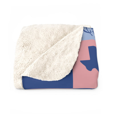 The Red & Royal All The Things | Sherpa Fleece Blanket