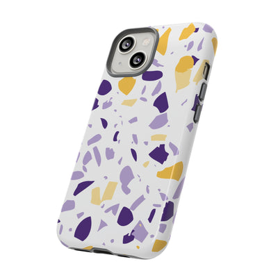 The Yellow & Purple Terrazzo | Phone Case