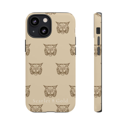 The Gold Bobcats Head Repeat | Phone Case